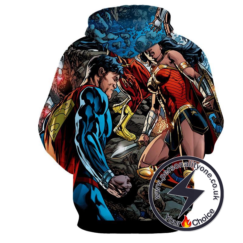 Justice League - Justice League 3D - Justice League Hoodies